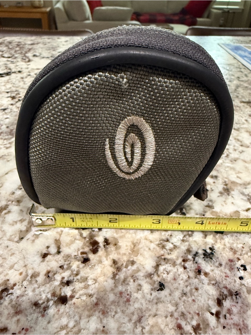 Gray Timbuk2 bike wedge saddle seat bag